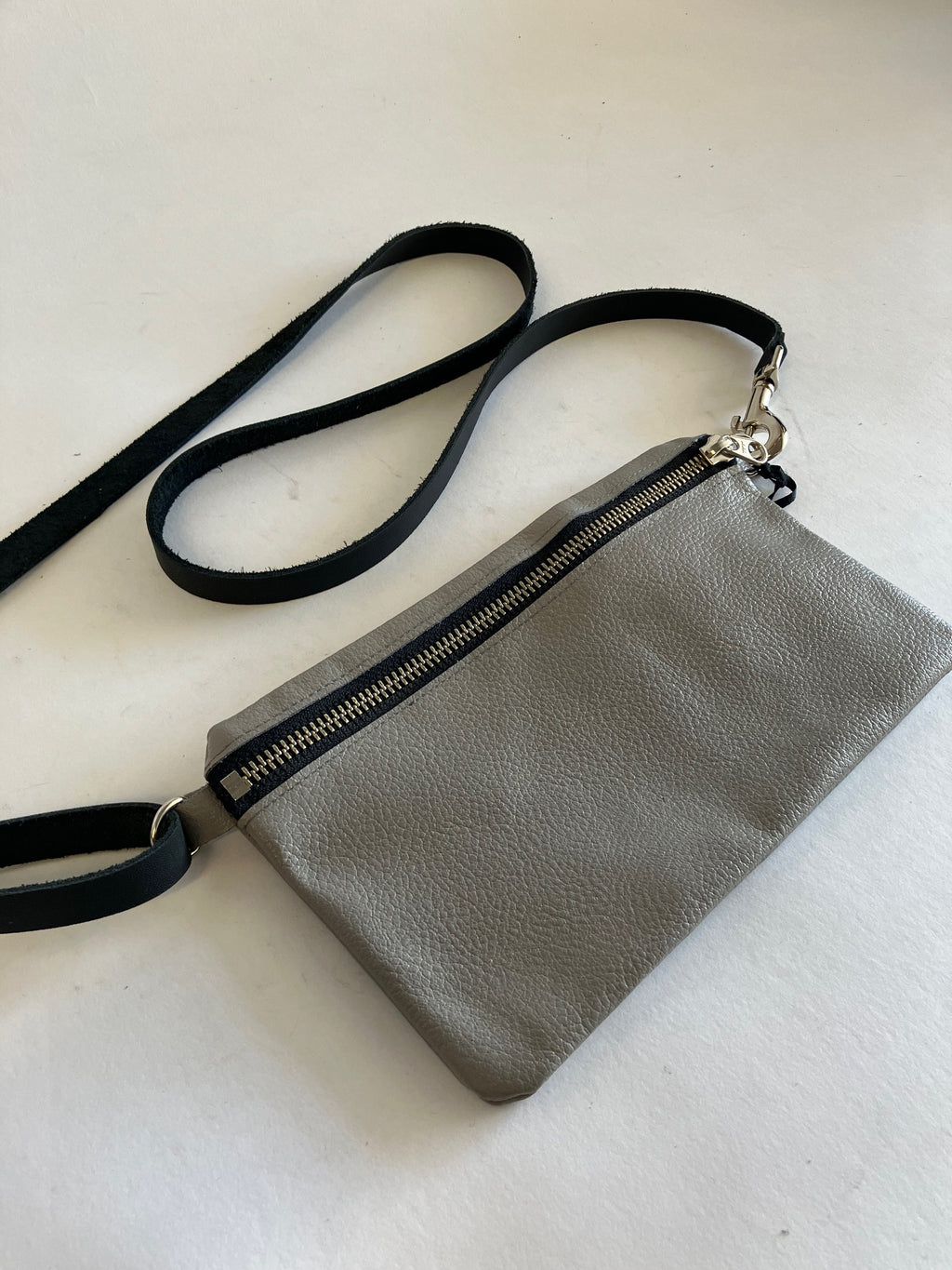 SAMPLE small minimalist leather Fanny pack, waist bag