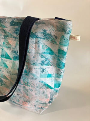 ÉCHANTILLON sac cabas fourre-tout en coton à motif exclusif