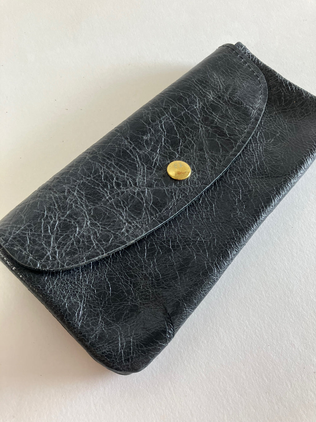 SAMPLE black Minimalist leather wallet