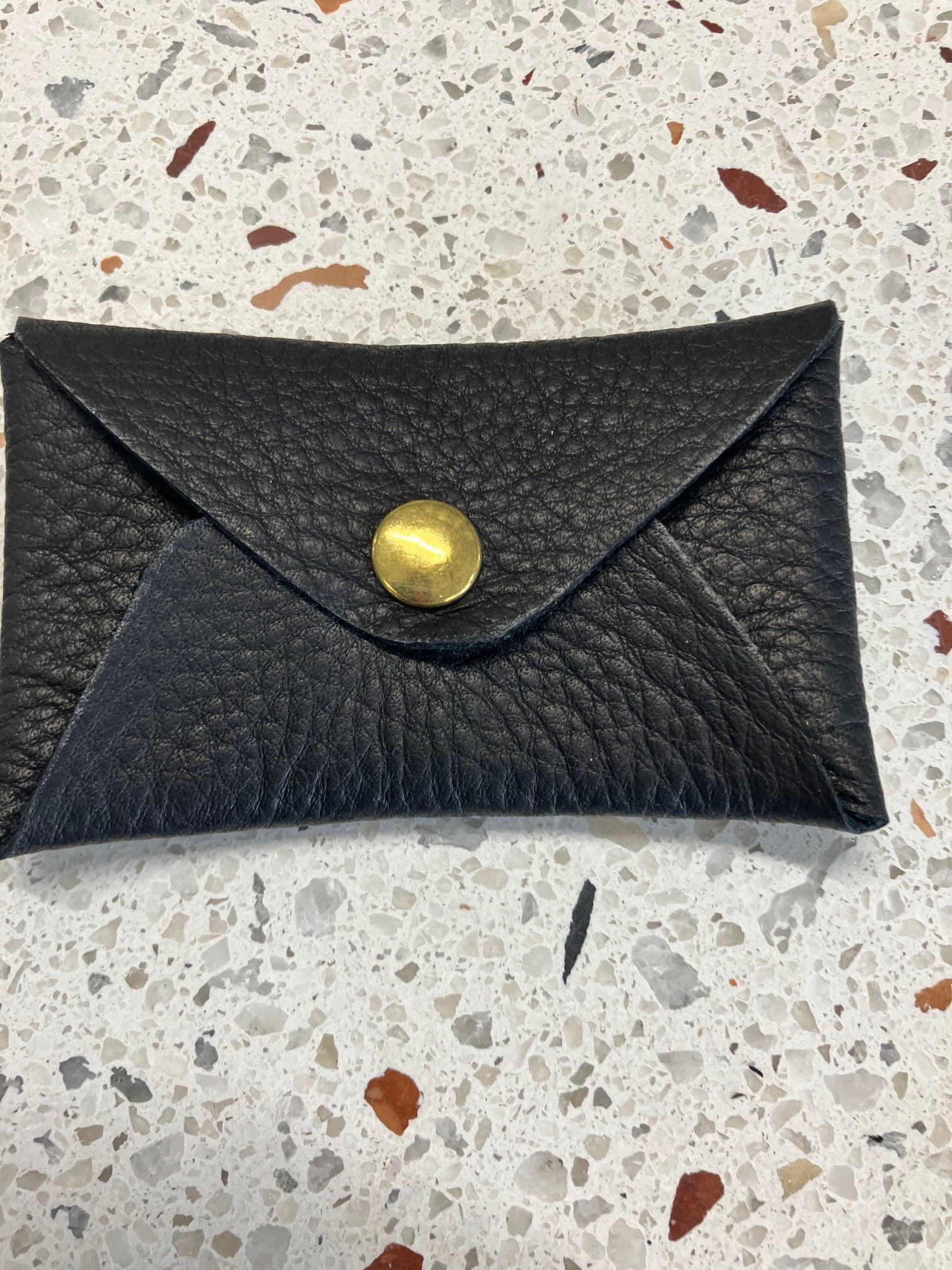 Sample. one of a kind. Leather minimalist cardholders / coin pouch. Handmade in Montreal