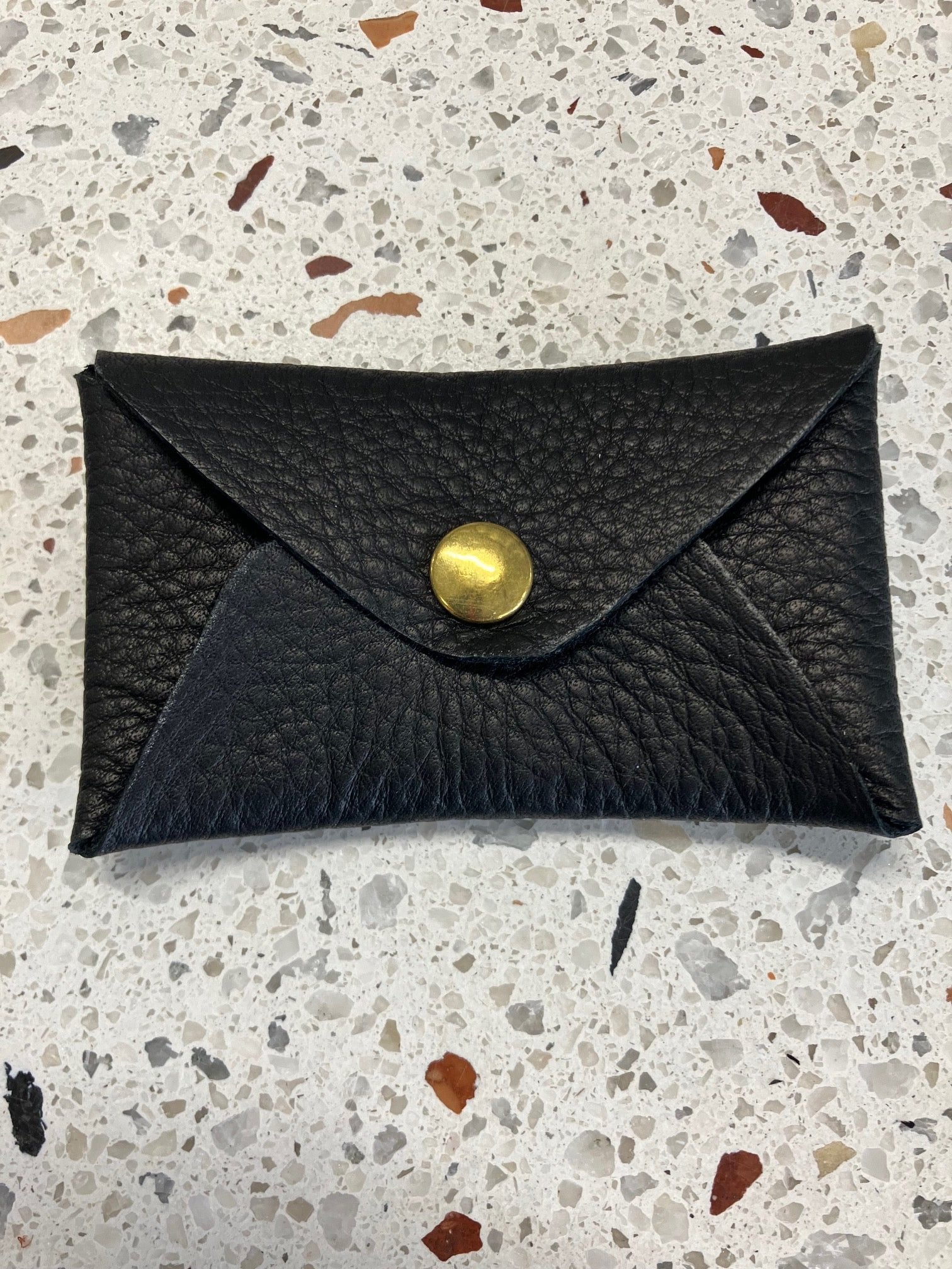 Sample. one of a kind. Leather minimalist cardholders / coin pouch. Handmade in Montreal