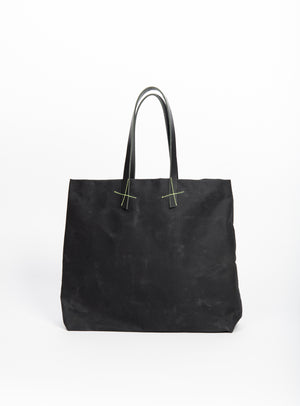Large canvas tote bag VEINAGE x ANGLE MTL – Veinage