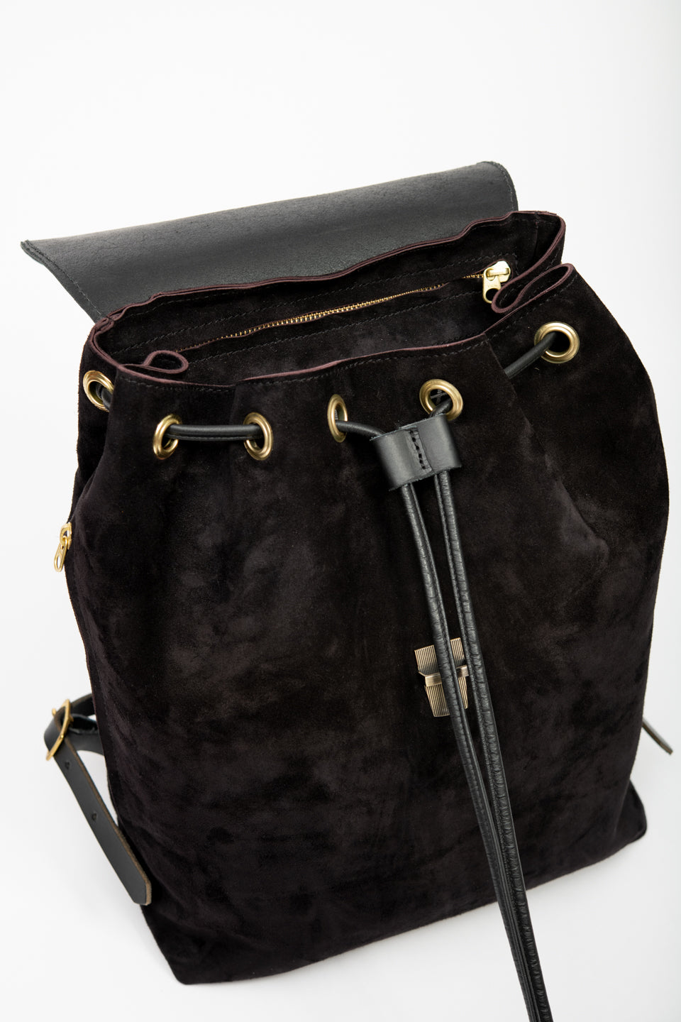 Leather rucksack MILAN model