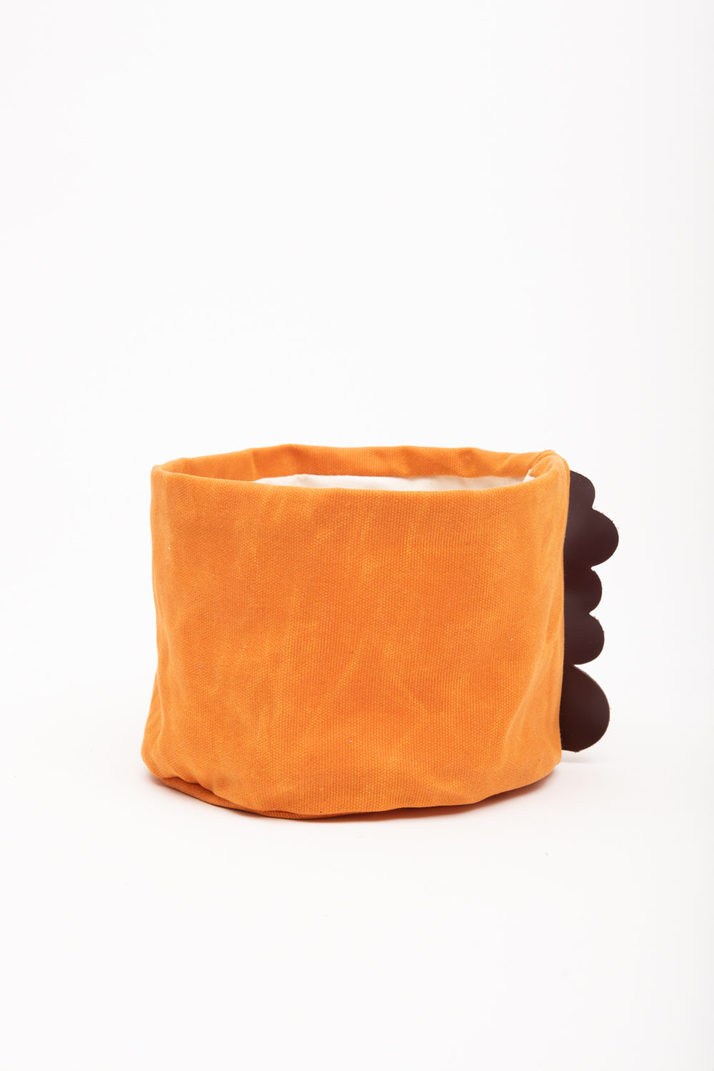 Panier de maison, porte-pot de fleurs, panier de rangement en toile cirée modèle CHARLOTTE