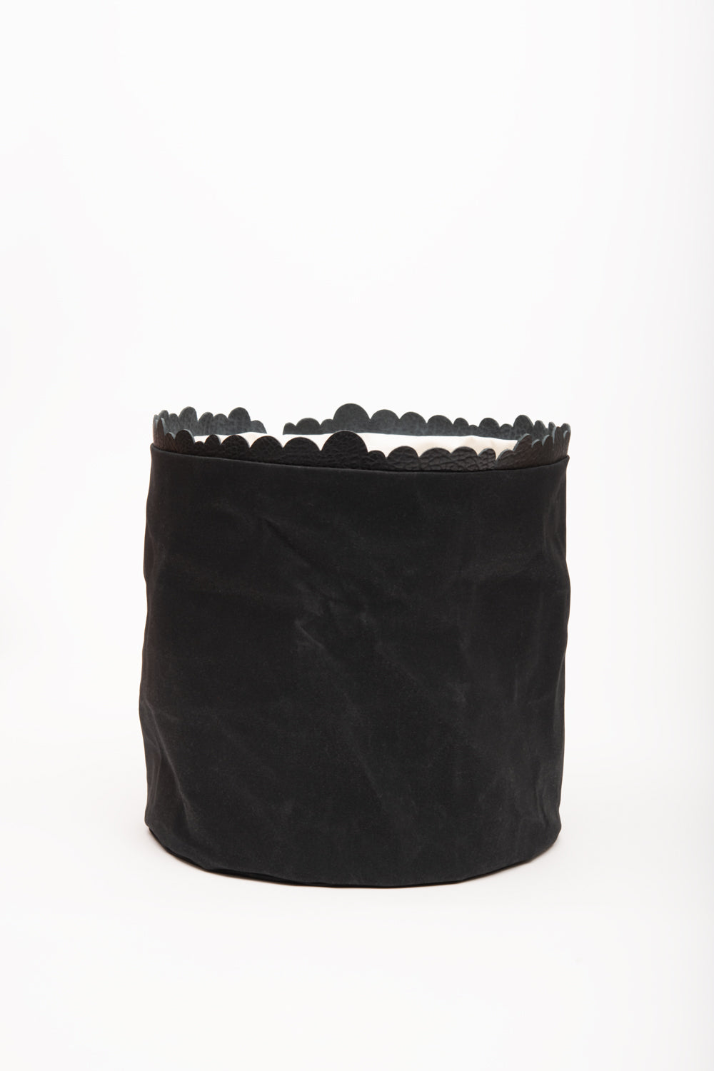 Panier de maison, porte-pot de fleurs, panier de rangement en toile cirée modèle CHARLOTTE