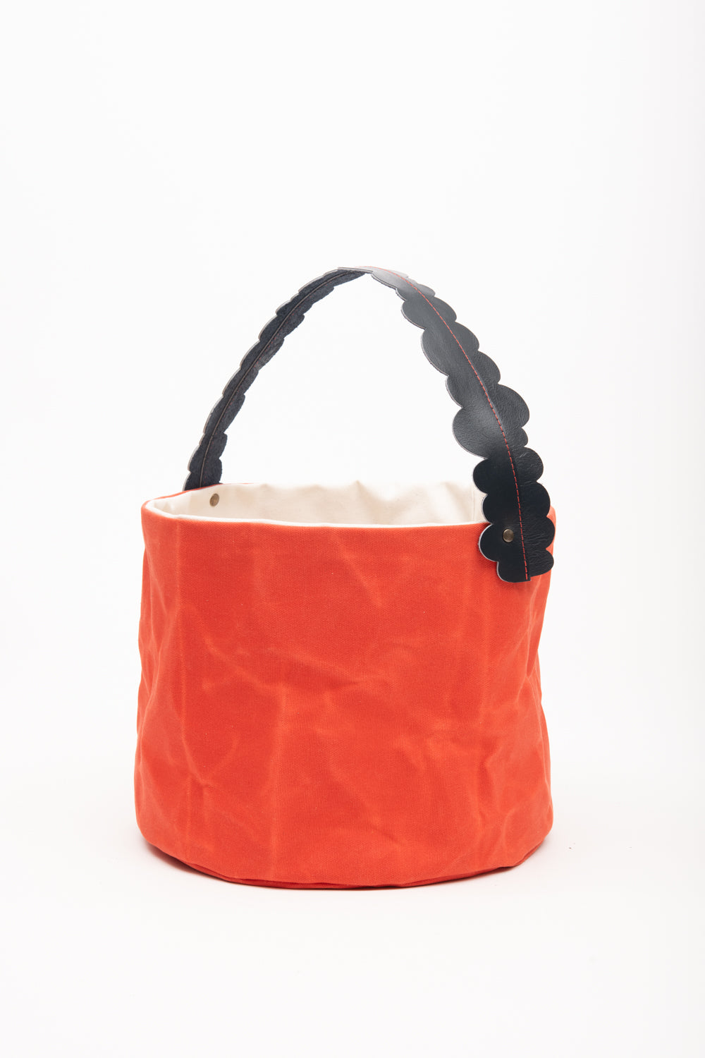 Panier de maison, porte-pot de fleurs, panier de rangement en toile cirée modèle CHARLOTTE