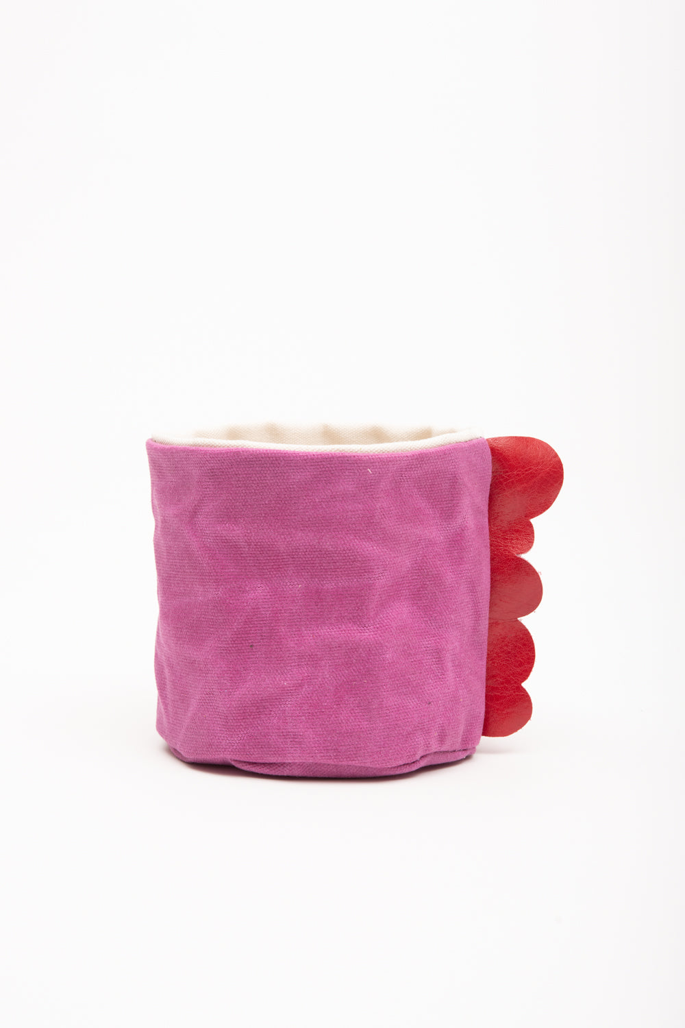 Panier de maison, porte-pot de fleurs, panier de rangement en toile cirée modèle CHARLOTTE