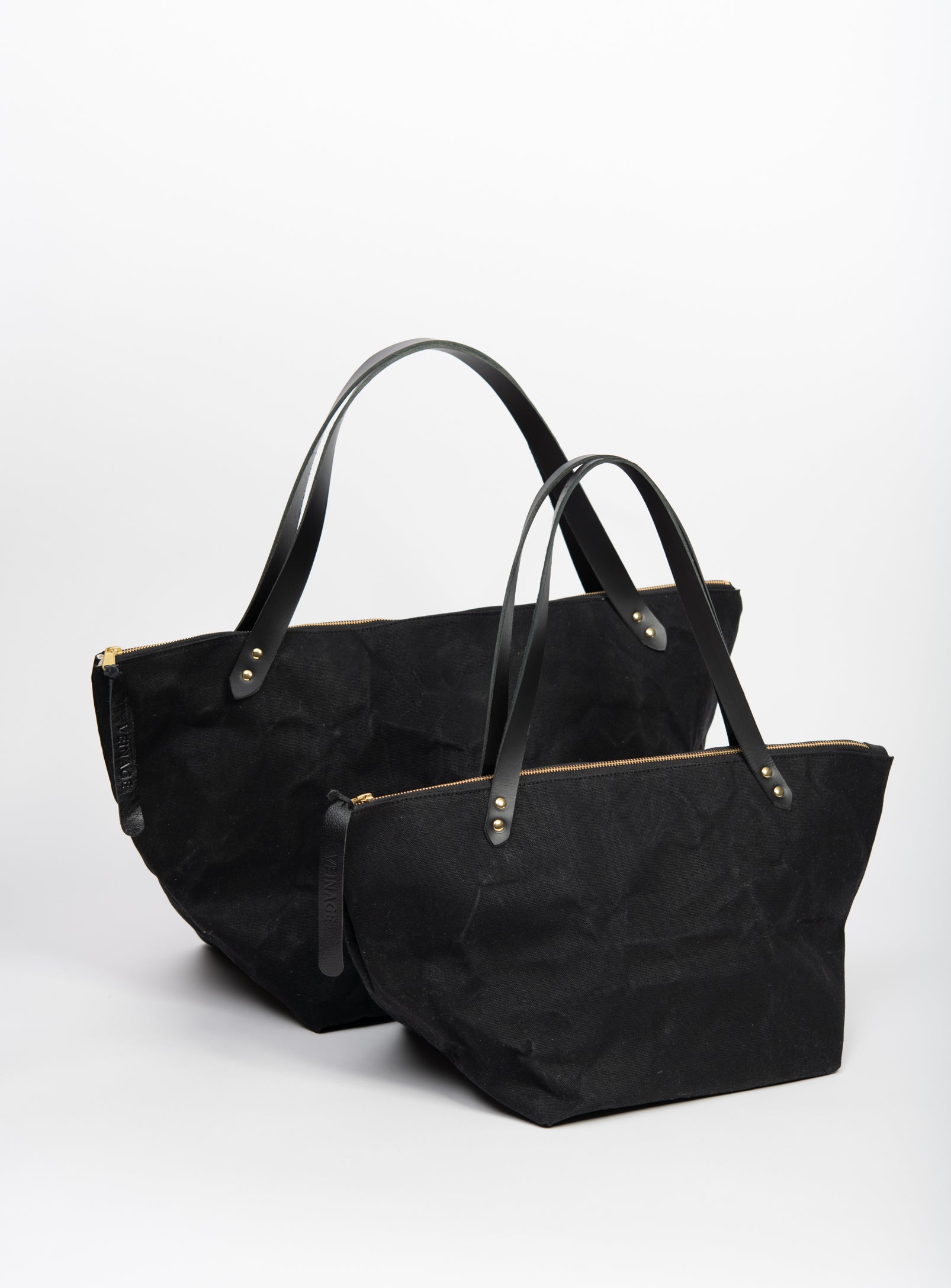 Waxed Canvas Tote Bag, Oversized Tote Bag