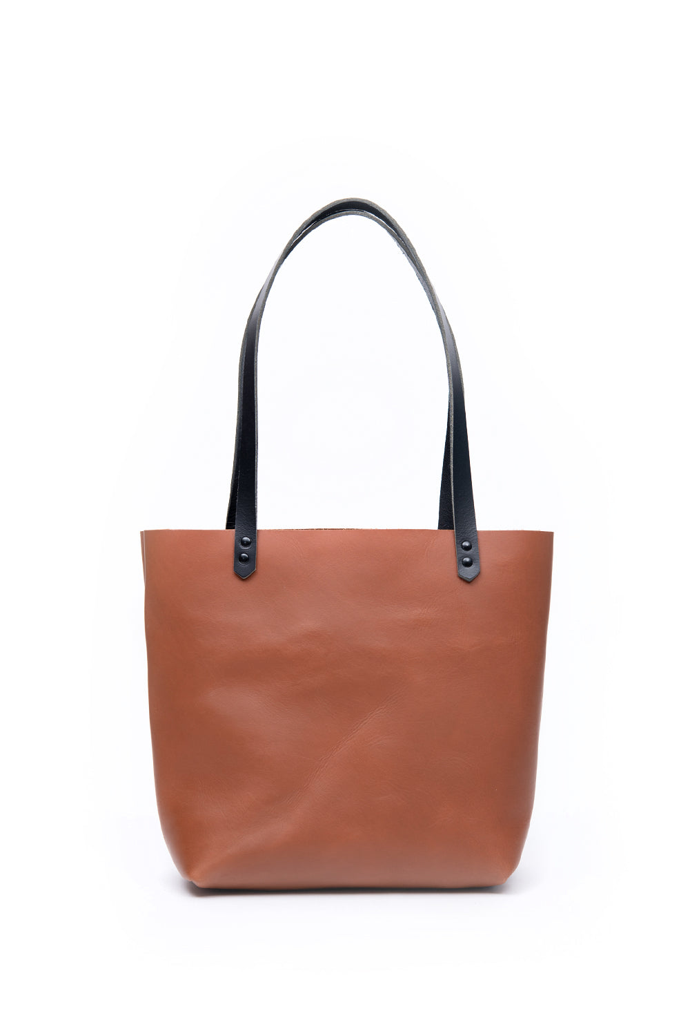 Leather minimalist tote bag FLORENCE and FIRENZE models