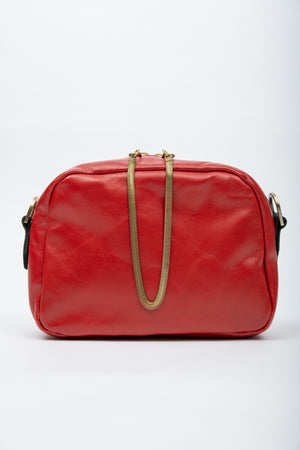 Vintage DELANÉ CANADA small adjustable crossbody bag red leather | Crossbody  bag, Bags, Red leather