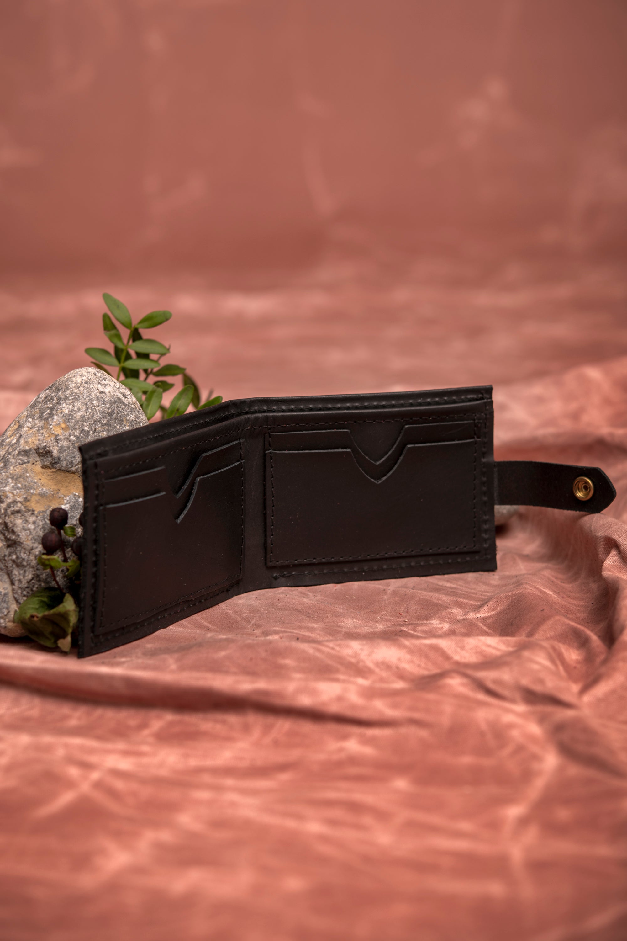 SAINT-JOSEPH portefeuille en cuir minimaliste