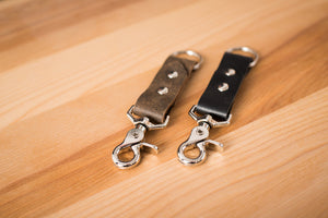 Leather key chain FRAXINUS 10 model
