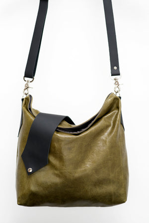 Leather crossbody bag GRENAT made to order