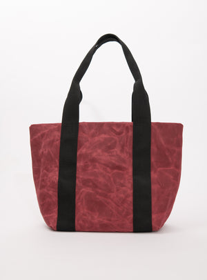 Waxed canvas tote bag ROSEMONT model