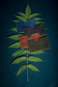 Porte carte minimaliste en cuir modèle CHABOT sur commande spéciale