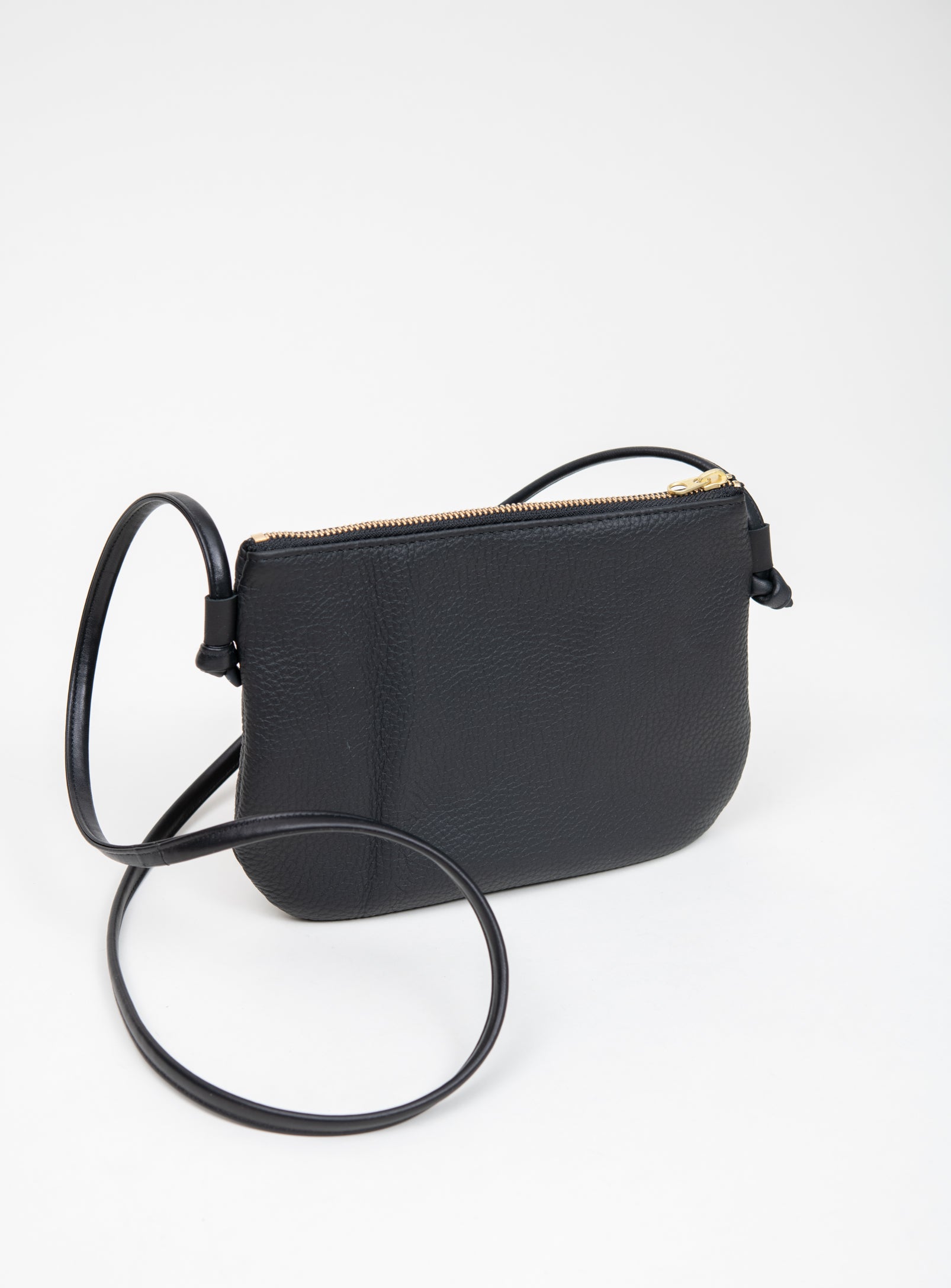 Black Leather Hobo Bag - Slouchy Leather Purse For Women | Laroll Bags