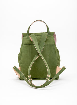 Veinage Leather Rucksack MILAN Model Small, handmade in Montreal, Canada