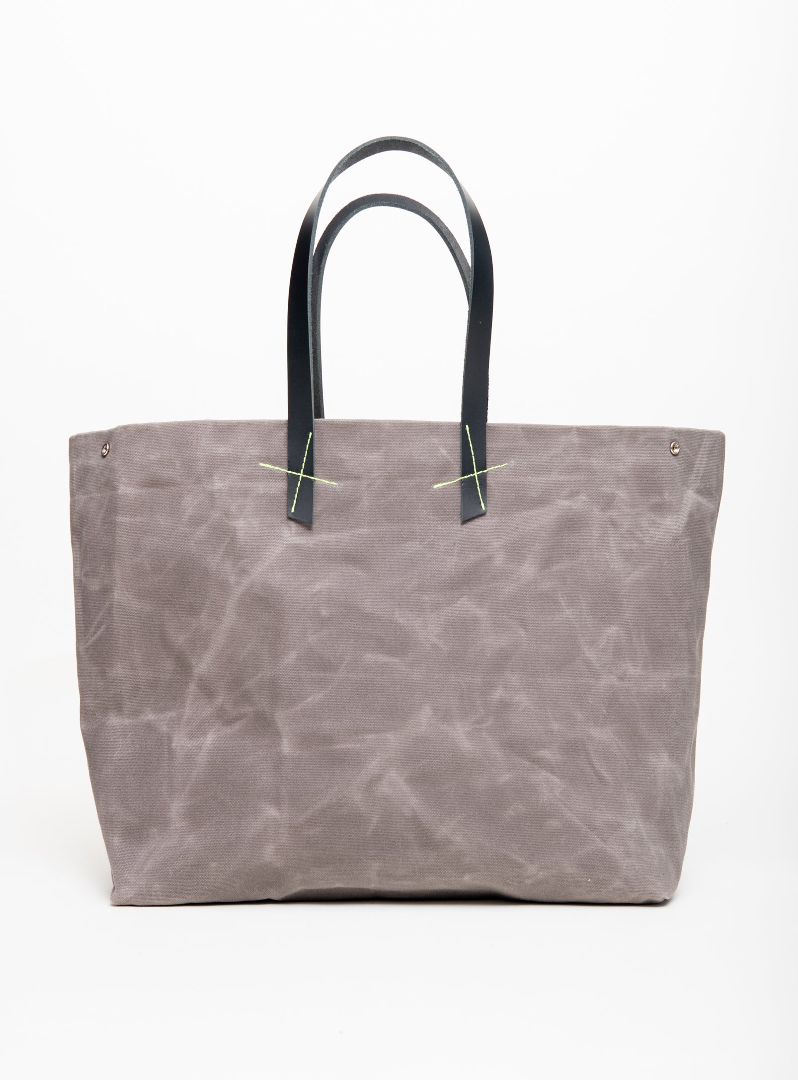 Large canvas tote bag VEINAGE x ANGLE MTL – Veinage