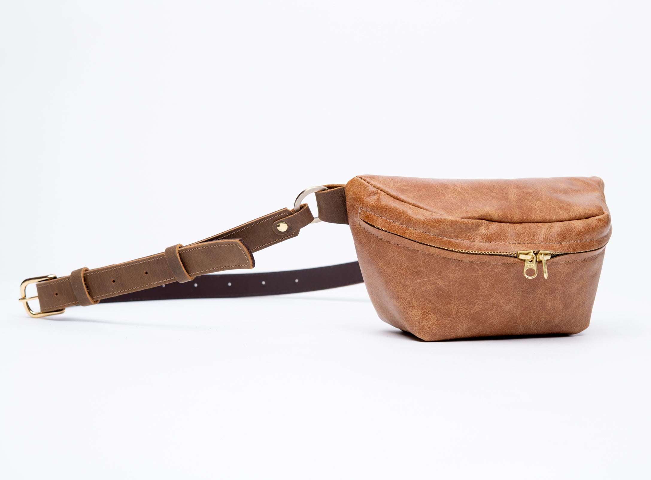 Leather fanny pack MUSA model