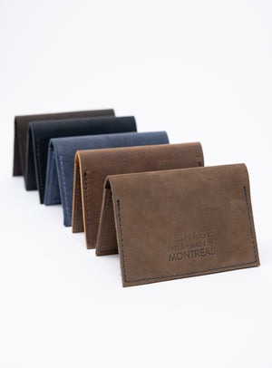 Leather bifold cardholders ROME model